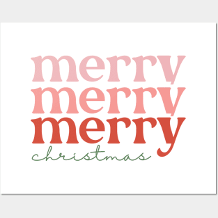 Merry Christmas jolly design Posters and Art